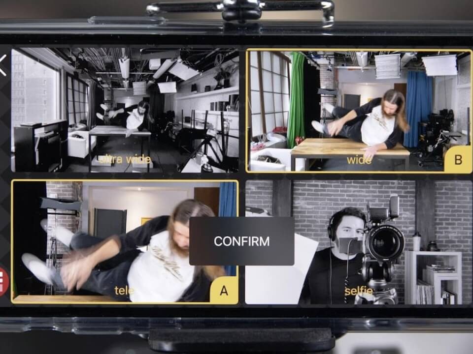 Iphone Doubletake de FiLMiC Pro te permite grabar con todas las cámaras de tu iPhone
